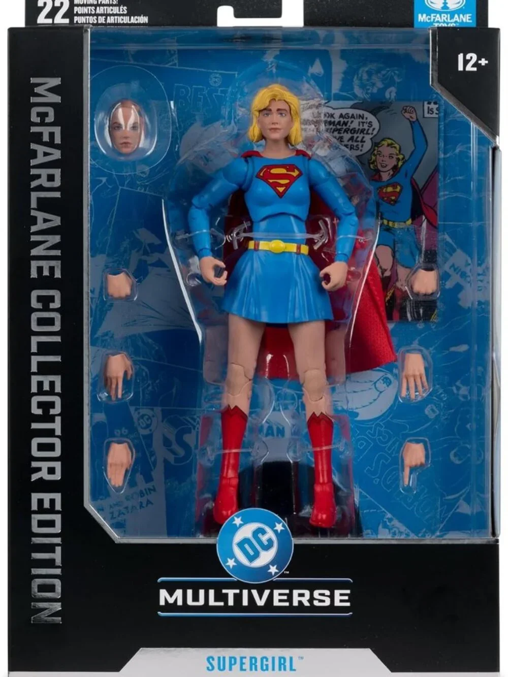 Supergirl 7in Action Figure - DC Multiverse Collector Edition, Heroic Toy for